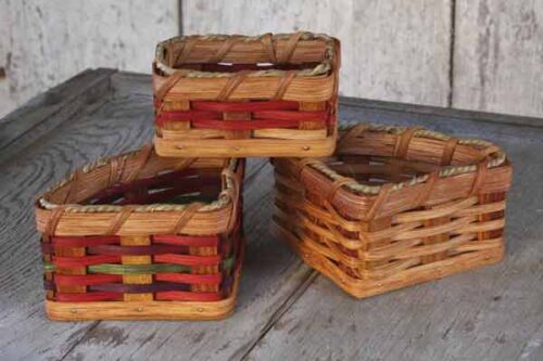 Knitting Basket  Amish Wicker Yarn Storage & Organizer – Amish Baskets